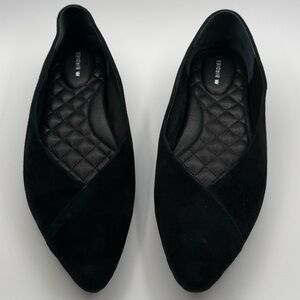 Birdies Goldfinch Flats Black Velvet Ballet Flat Women’s 8M Slip On Comfort